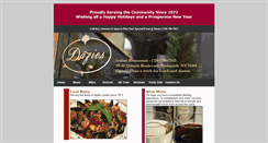 Desktop Screenshot of daziesrestaurant.com